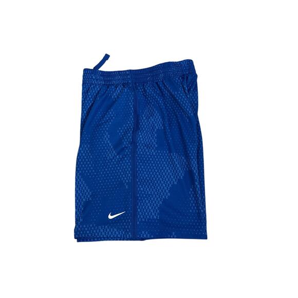 Nike Dri Fit Blue Drawstring Athletic Shorts Size Youth Large 14/16 - Picture 3 of 4